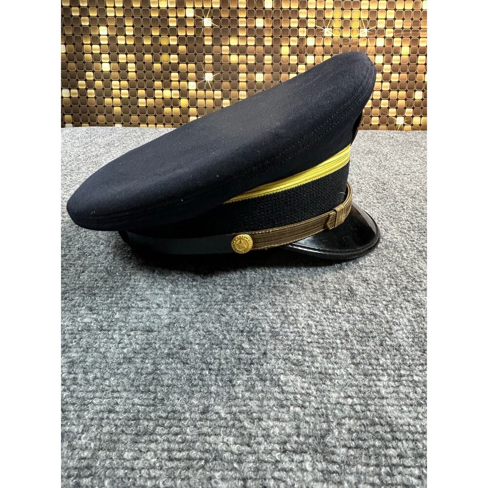 Vintage 1970s Allen Military Academy Cadet Dress Uniform Hat Cap Lee Uniform - Picture 6 of 9